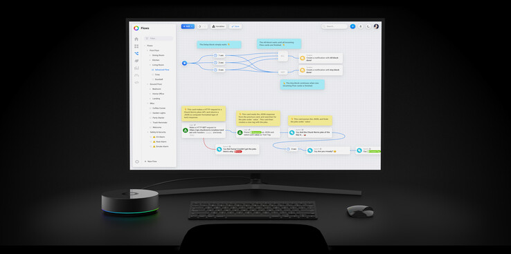 È possibile utilizzare Advanced Flow per l'automazione della casa intelligente. (Fonte: Homey)