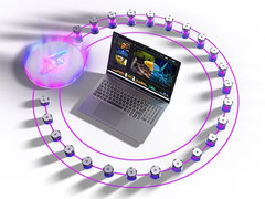 L'IdeaPad Pro 5i Gen 11 conserva un tastierino numerico e tasti freccia a grandezza naturale.