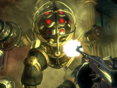Una schermata di Bioshock Remastered che mostra un giocatore che combatte contro un Big Daddy (fonte immagine: SteamDB)