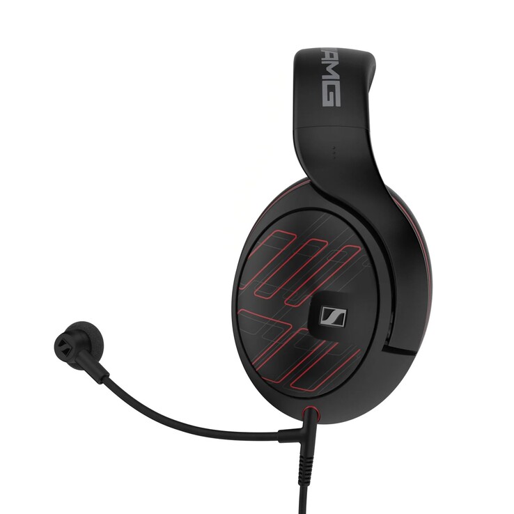 Le cuffie Sennheiser HD 620S Mercedes-AMG Edition sono dotate di un microfono a braccio HD 500 integrato.