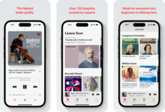 Parti della Musica Classica UI. (Fonte: Apple)