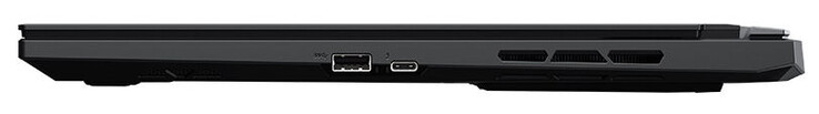 Lato destro: USB 3.2 Gen 2 (USB-A), Thunderbolt 4 (USB-C; Power Delivery, DisplayPort)