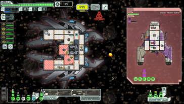 Nella foto: uno screenshot del gameplay tratto da FTL: Faster Than Light.