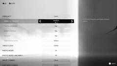 Opzioni di personalizzazione della difficoltà (fonte: Notebookcheck)