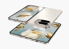 Si dice che il Google Pixel 10 Pro Fold abbia una cerniera più sottile. (Fonte immagine: @OnLeaks / Android Headlines)