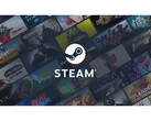 Un'immagine promozionale di Steam con il suo logo al centro visualizzato su uno sfondo di varie copertine di giochi. (Fonte immagine: Steam)