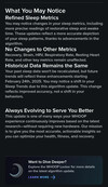 Whoop fornisce ulteriori informazioni sull'aggiornamento dell'algoritmo Sleep Staging nella sua app. (Fonte immagine: U/magony via Reddit)
