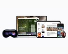 Rendering artistico che mostra l'intelligenza artificiale di Siri sui vari dispositivi.