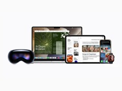 Rendering artistico che mostra l'intelligenza artificiale di Siri sui vari dispositivi.