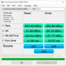 AS SSD - SSD principale