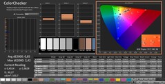 CalMAN: ColorChecker (calibrato)