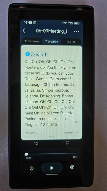 Il tentativo di trascrivere un corso di lingua coreana ha avuto un esito piuttosto singolare.