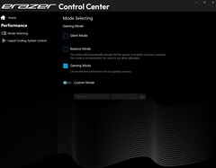 Centro di controllo Erazer