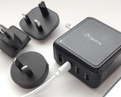 Caricabatterie BMX GaNSTA 140W USB con adattatori CA mondiali.