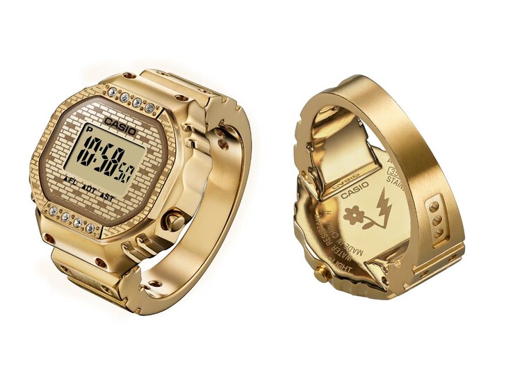 L'orologio ad anello Casio x J Balvin CRW001JB-9