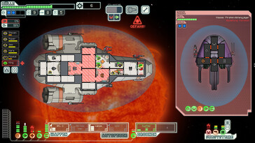 Nella foto: uno screenshot del gameplay tratto da FTL: Faster Than Light.
