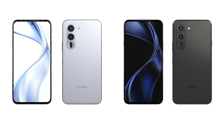 Il Fujitsu Arrows Alpha F-51F è disponibile nelle opzioni di colore bianco e nero (fonte: Fujitsu)