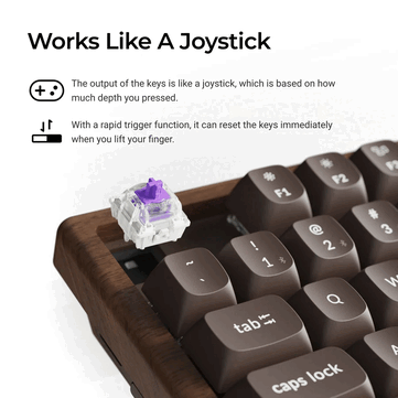 Keychron K8 HE Edizione speciale interamente in legno