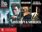 Banner Humble Bundle di Frogwares Lovecraft e Sherlock Classics (fonte: Humble Bundle con modifiche)