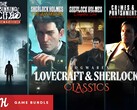 Banner Humble Bundle di Frogwares Lovecraft e Sherlock Classics (fonte: Humble Bundle con modifiche)