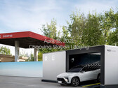La partnership NIO-Sinopec combina lo scambio di batterie e la ricarica dei veicoli elettrici presso le stazioni di servizio (immagine: NIO/YouTube)