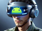 Meta punta a posizionare le sue cuffie Quest come l'alternativa 'Android' a Vision Pro. (Immagine: Dall-E 3)