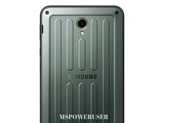 Il Samsung Galaxy Tab Active5 si presenta con un telaio compatto e particolarmente robusto. (Immagine: MSPowerUser)