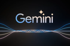 L'animazione pop-up dell'assistente Gemini ha una tonalità blu-viola, mentre Siri di Apple ha un'animazione più multicolore. Il design di Google potrebbe essere ancora diverso al momento del lancio. (Fonte: Google)