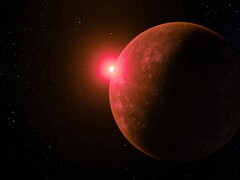 An artist&#039;s illustration showing Mercury and the Sun - Modified with Canva. (Image source: The_Nemu - Pixabay)