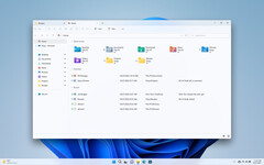 Windows 11 supporterà presto un Esplora file a schede, che ha già ricevuto una riprogettazione. (Fonte: Microsoft)