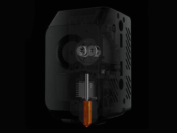 La stampante utilizza un ugello in acciaio temprato per ridurre al minimo l'usura (fonte: Anycubic)