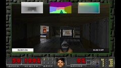 Un confronto fianco a fianco di Doom con e senza DLSS 5 implementato