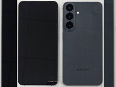 Presunte immagini del Galaxy S26 FE, vista anteriore e posteriore.