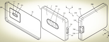 Dettaglio del brevetto della fotocamera modulare OPPO (Fonte: OPPO/WIPO)