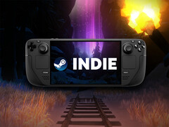 Un dispositivo Steam Deck con la parola 