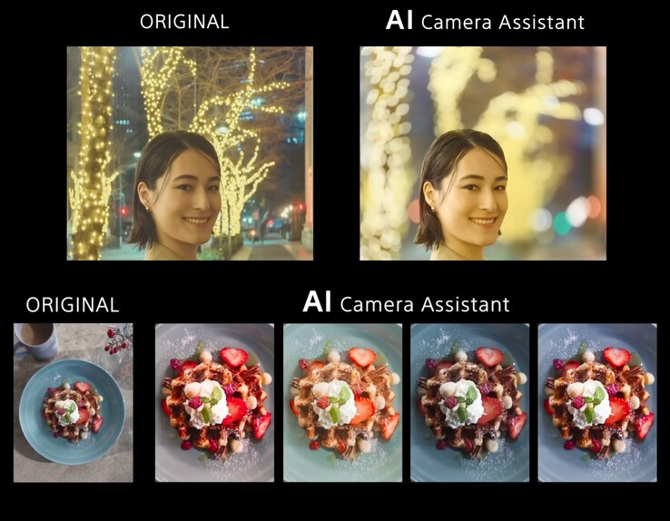 Secondo Sony, l'idea dell'AI Camera Assistant è di aiutare 