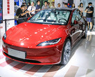 La Model 3 Highland in uno showroom di Pechino (immagine: Tesla China)