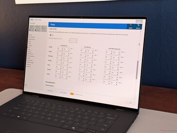 Impostazioni XPS 16 Peak Shift