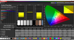 CalMAN: ColorChecker (calibrato)