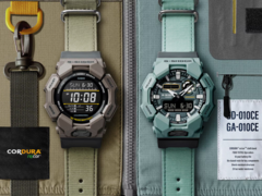 Gli orologi G-Shock GA-010CE-2A e GD-010CE-5 di Casio (nella foto) vengono lanciati in Europa. (Fonte: Casio)