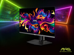 MSI MAG 272QP X50 dispone anche di un supporto regolabile che può essere ruotato, orientato, inclinato o sollevato fino a 100 mm in altezza. (Fonte: MSI)