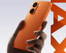 Il Turbo 5 Max sarà offerto in una colorazione arancione simile all'iPhone 17 Pro. Nella foto: un'immagine promozionale che mostra il retro del modello Sunshine Orange. (Fonte immagine: Redmi)