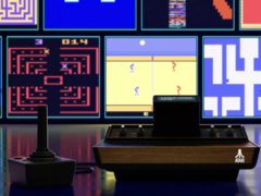 Un'immagine della console Atari 2600 e del joystick CX40 in azione (fonte immagine: Atari)