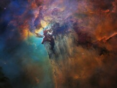 Un'immagine che mostra la Nebulosa Laguna.