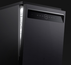 La Mijia Intelligent Dual-Purpose Dishwasher S1 è dotata di uno sportello intelligente in grado di aprirsi e chiudersi automaticamente. (Fonte: Xiaomi)