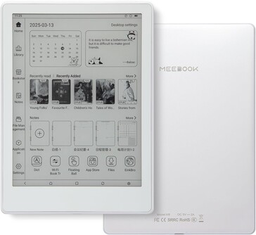 La nuova interfaccia dell'e-book reader dovrebbe essere più semplice (Fonte: Meebook)
