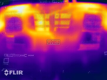 Temperature di superficie - test di stress (in basso)