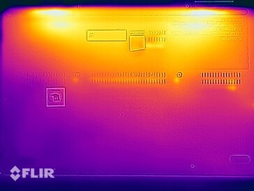 Test di stress delle temperature superficiali (lato inferiore)