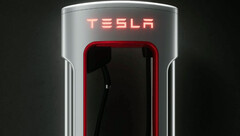 Supercaricatore Magic Dock trapelato con adattatore CCS (immagine: Tesla)