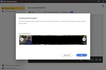 App Ricoh: scegliere la vista a 360